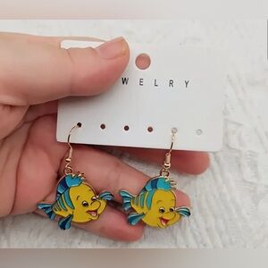Flounder (The Little Mermaid) Earrings